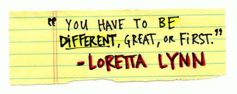 On being different...