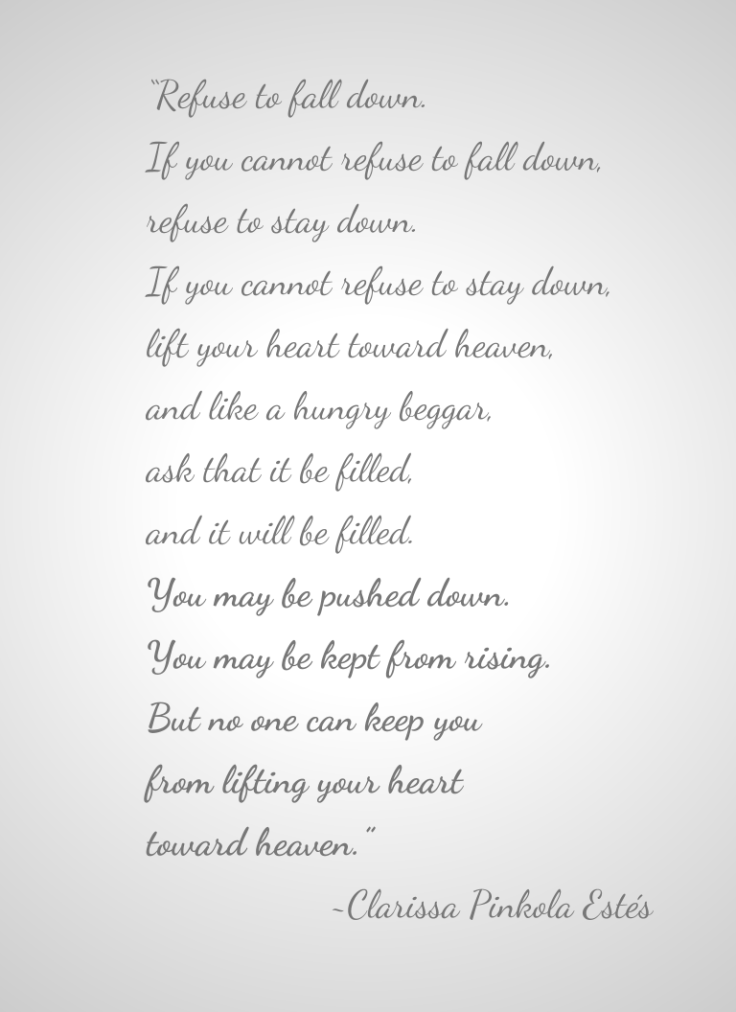 Refuse to fall down (1)